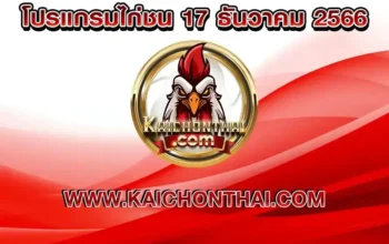 โปรแกรมไก่ชน 17 ธันวาคม 2566