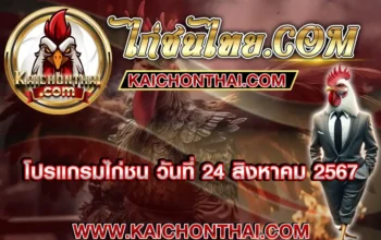 โปรแกรมไก่ชน 24 สิงหาคม 2567