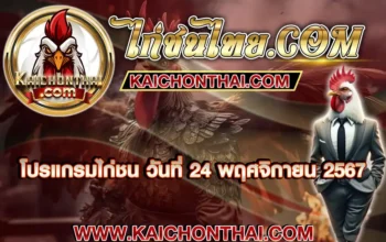 โปรแกรมไก่ชน 24 พฤศจิกายน 2567